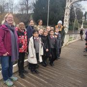 Herefordshire schoolchildren met Countryfile presenter Anita Rani