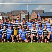 Members of Luctonians and the Hospice Barbarians RFC who competed in the St Michael’s Hospice Barbarians Challenge Cup. Picture: Andrew Hargraves