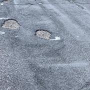POTHOLES: residents fear the roads are becoming unsafe