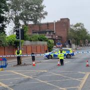 A police cordon was put in place in Commercial Road while officers investigated Paul Dabin's death