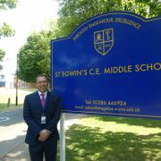 Andy Collard, the new headteacher of St Egwin's School