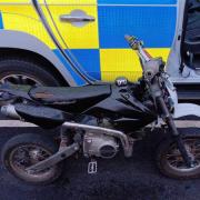 POLICE: Police have seized a motorcycle in Ledbury.