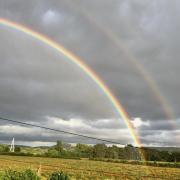 Raindbow over Bartonsham Meadow