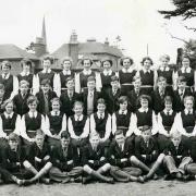 Ledbury Grammar School photo from the 1950s