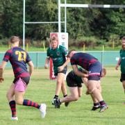 Ledbury in action against Evesham at the weekend