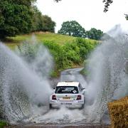 Mark Kelly & Dai Roberts on the 3 Shire Stages Rally