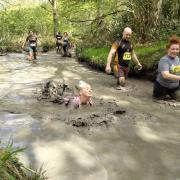 Muddy run at Relish Running event at Eastnor