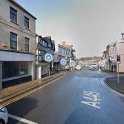 The Top Cross junction in Ledbury will be closed for six days Image: Google Street View