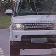 Worth it?: The Range Rover driver was handed a fine and points for staring at their phone.