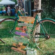 Bike at Hellens Garden Festival