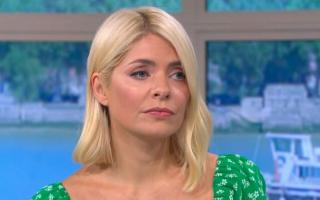 She was scared by co-presenter Phillip Schofield, who couldn't resist making a jab about the Queue-gate scandal.