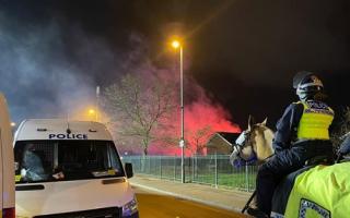 HOSPITALISED: A West Mercia Police officer hospitalised in 'unprecedented' football violence