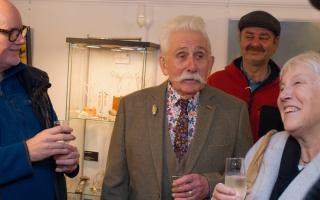Sir Roy Strong at Take 4 Gallery opening