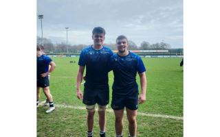 Ledbury's George Knowles (right) and Tom Roberts play for Midlands West Academy